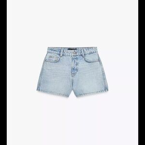 Zara Mid-Rise mom shorts